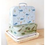 A LITTLE LOVELY COMPANY  BŐRÖNDSZETT, 2 DB-OS - ÓCEÁN