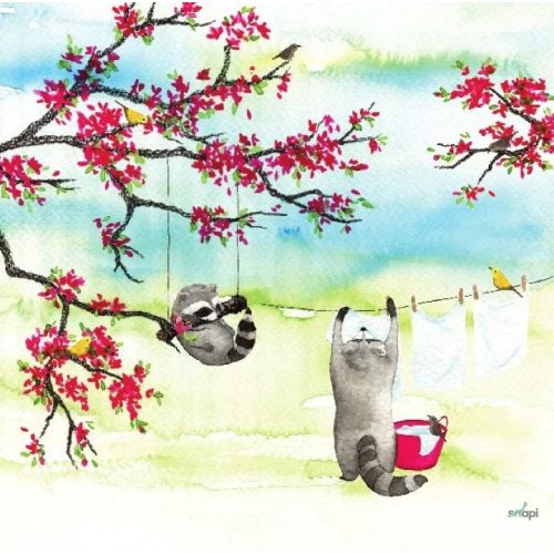 MARGRIET VAN DER BERG  KÉP A LÁMPÁBA - TAVASZ