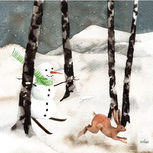 MARGRIET VAN DER BERG  KÉP A LÁMPÁBA - HÓEMBER