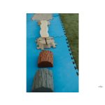 MUFFIK egyensúlyozó kő, Rönk - szürke