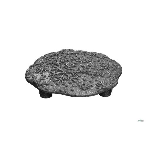 MUFFIK Hosszabbító tuskó - Hópehely puha, szürke- csillogó