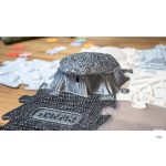 MUFFIK Hosszabbító tuskó - Hópehely puha, szürke- csillogó