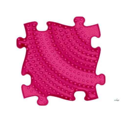 MUFFIK KEMÉNY TWISTER PUZZLE ELEM, 1 DB - RÓZSASZÍN