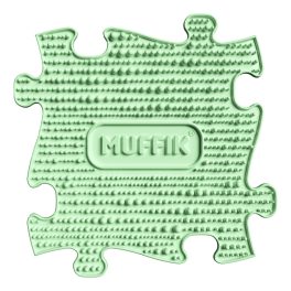 MUFFIK PUHA PUZZLE - PASZTELZÖLD