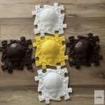 MUFFIK KEMÉNY SÜNI PUZZLE -BARNA