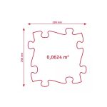 MUFFIK KEMÉNY TENGERPART PUZZLE - PIROS
