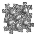 MUFFIK KEMÉNY DÍNÓ TOJÁS , SZÜRKE