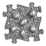 MUFFIK KEMÉNY DÍNÓ TOJÁS , SZÜRKE