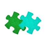 MUFFIK MINI KEMÉNY FŰ PUZZLE - TÜRKIZ