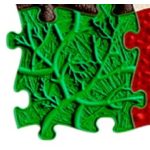 MUFFIK PUHA GYÖKEREK PUZZLE - ZÖLD, limitált- kifutott