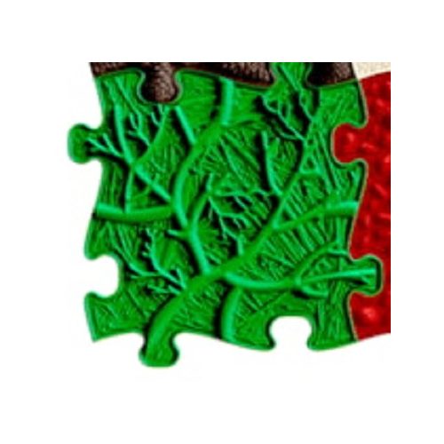 MUFFIK PUHA GYÖKEREK PUZZLE - ZÖLD, limitált- kifutott