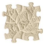 MUFFIK FÉLKEMÉNY GYÖKEREK PUZZLE - BÉZS