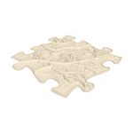 MUFFIK FÉLKEMÉNY GYÖKEREK PUZZLE - BÉZS