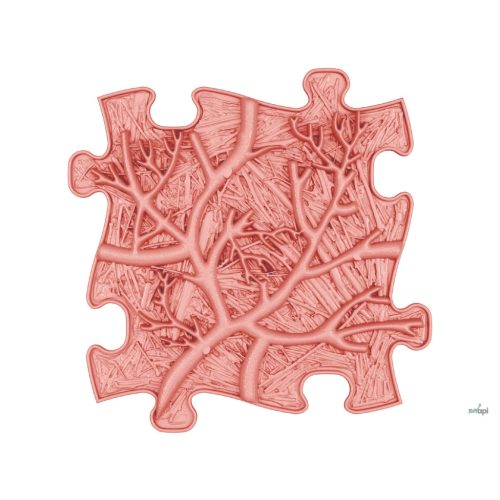 MUFFIK PUHA GYÖKEREK PUZZLE - PASZTELL NARANCSSÁRGA, limitált