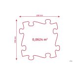 MUFFIK PUHA GYÖKEREK PUZZLE - PASZTELL NARANCSSÁRGA, limitált