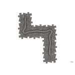 MUFFIK KÍGYÓ SZETT, 6 DARABOS - SZÜRKE