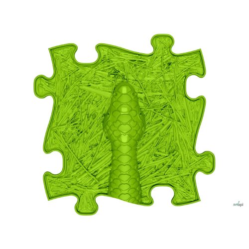 MUFFIK KEMÉNY KÍGYÓFEJ ELEM - LIME