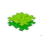 MUFFIK KEMÉNY KÍGYÓFAROK ELEM - LIME