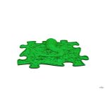 MUFFIK KEMÉNY KÍGYÓFAROK ELEM - ZÖLD