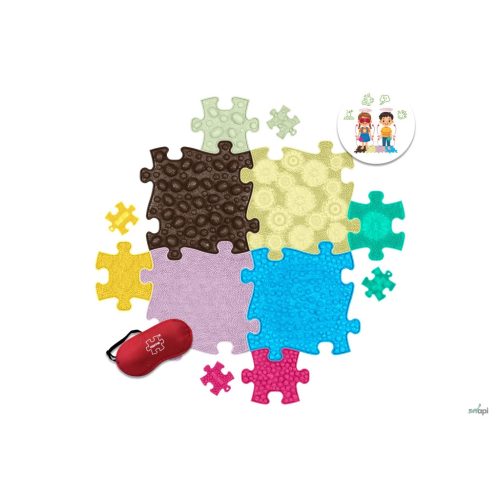 MUFFIK TAPINTHATÓ MEMÓRIA JÁTÉK SZETT, 12 DB