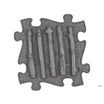 MUFFIK KEMÉNY FAÁGAK PUZZLE - SZÜRKE