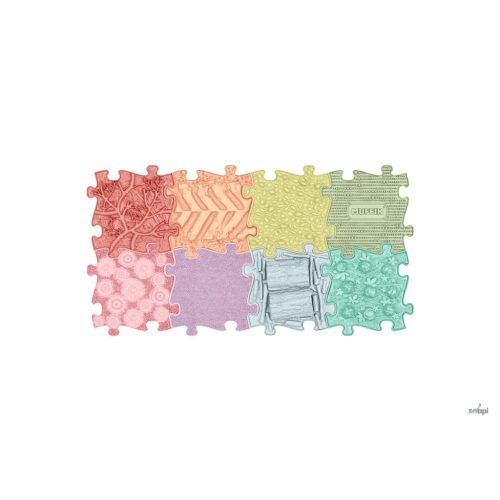 MUFFIK SZIVÁRVÁNY SZETT, PASZTELL, 8 DB