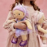 OLLIELLA DINKUM NAGY JÁTÉKBABA UNIKORNIS VIOLET