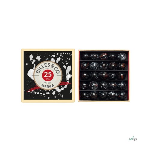 BILLES & CO ÜVEGGOLYÓ SZETT -  MANGA  UNIBOX 