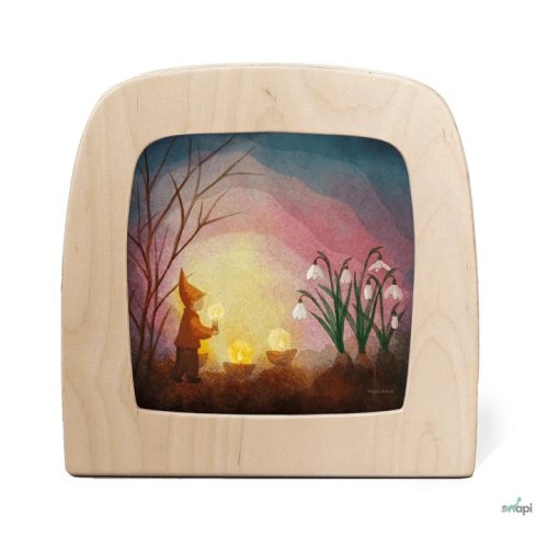  TOVERLUX KÉP A LÁMPÁBA,, Vogel Geluk - Kindling Spring Silhouette