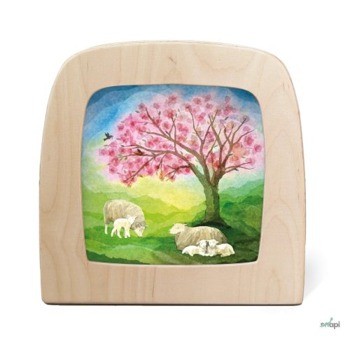  TOVERLUX KÉP A LÁMPÁBA, Vogel Geluk -  Little Lambs Silhouette