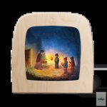  TOVERLUX KÉP A LÁMPÁBA,  Vogel Geluk - Szent Márton sziluettje