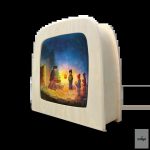  TOVERLUX KÉP A LÁMPÁBA,  Vogel Geluk - Szent Márton sziluettje