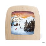  TOVERLUX KÉP A LÁMPÁBA,  Vogel Geluk - Sled Song Silhouette