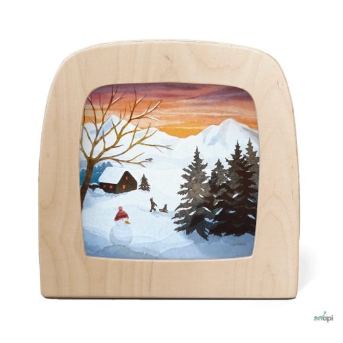  TOVERLUX KÉP A LÁMPÁBA,  Vogel Geluk - Sled Song Silhouette