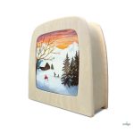  TOVERLUX KÉP A LÁMPÁBA,  Vogel Geluk - Sled Song Silhouette