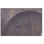 MADER TÁBLA PÖRGETTYŰHÖZ, 25 CM -  FEKETE TÖLGY