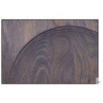 MADER TÁBLA PÖRGETTYŰHÖZ, 25 CM -  FEKETE TÖLGY