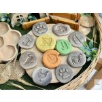 YELLOW DOOR NYOMOZÓ KŐSZETT, FARMUDVARI LÁBNYOMOK, 8 DB - előrendelésre