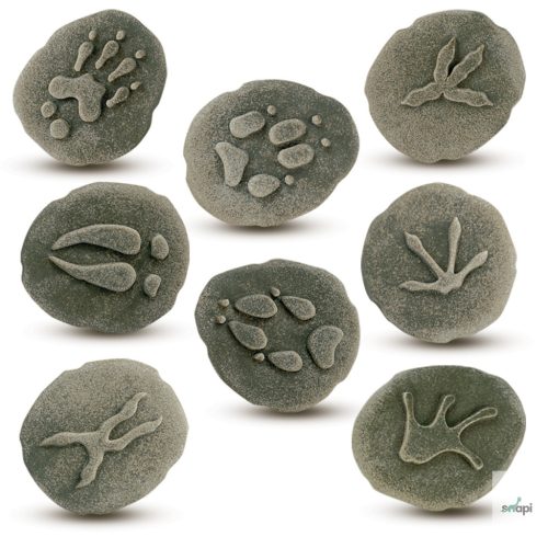 YELLOW DOOR NYOMOZÓ KŐSZETT, ERDEI LÁBNYOMOK, 8 DB - előrendelésre