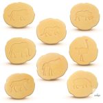 YELLOW DOOR NYOMOZÓ KŐSZETT, SZAFARI LÁBNYOMOK, 8 DB - előrendelésre