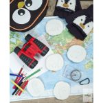 YELLOW DOOR NYOMOZÓ KŐSZETT, SARKI LÁBNYOMOK, 8 DB - előrendelésre