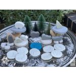 YELLOW DOOR NYOMOZÓ KŐSZETT, SARKI LÁBNYOMOK, 8 DB - előrendelésre