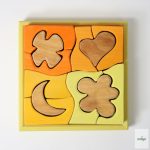 GRIMM'S NÉGYSZÍNŰ ÉPÍTŐSZETT,  SÁRGA