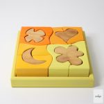 GRIMM'S NÉGYSZÍNŰ ÉPÍTŐSZETT,  SÁRGA