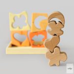 GRIMM'S NÉGYSZÍNŰ ÉPÍTŐSZETT,  SÁRGA